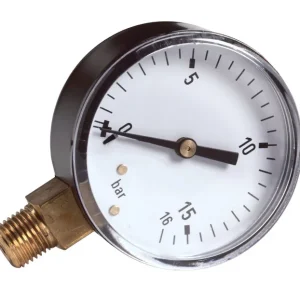 Korting Manometer droog onderaansluiting