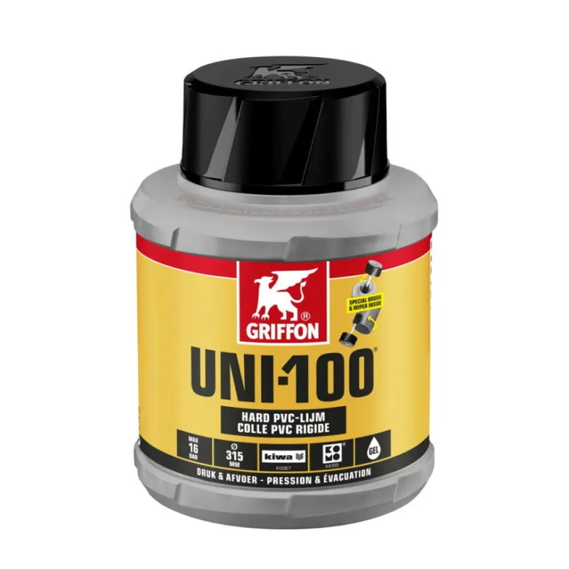 Fabrieksprijs Griffon hard PVC lijm Uni-100 bus 250 ml