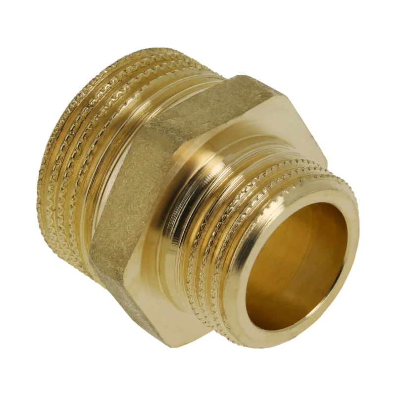 Messing verloopnippel 1" x 1/2" buitendraad Beste Prijs