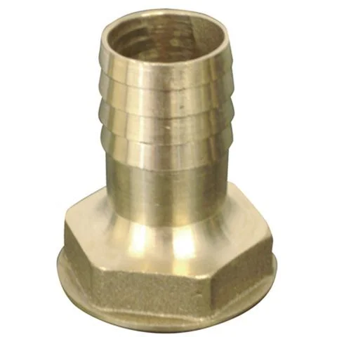 Messing slangtule 6-kant binnendraad 1/2" x 13 mm Korting