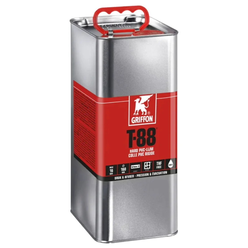 Lage Kosten Griffon T-88 hard PVC lijm 5000 ml