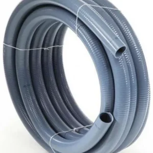 PVC spiraalslang grijs 50mm 5 bar 25 meter Beperkte Voorraad