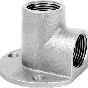 Muurplaat gegalvaniseerd 90° 1 inch binnendraad Snelle Levering