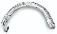 Slang met metaalomvlechting 500 mm wartel haaks 1" Merkproduct