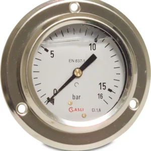 Favoriet Inbouwmanometer, type glycerine gevuld, 0 - 16 bar, 1/4" achteraansluiting