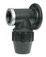 Goedkoop PP Muurplaat klem 16mm x bin.dr. 1/2 inch