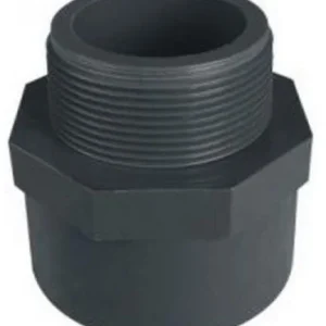 PVC druk Puntstuk 50 mm x 1 1/2" buitendraad PN16 Bestseller