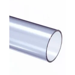 Voordeelprijs PVC drukbuis transparant 25 mm x 1,5 mm lengte 1 meter PN10