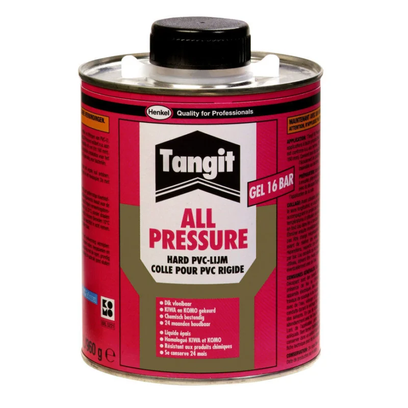 Lage Kosten Tangit All Pressure hard PVC-lijm, blik 1000 gram