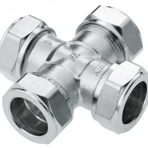 Bonfix messing kruisstuk 4 x knel vernikkeld Express Levering