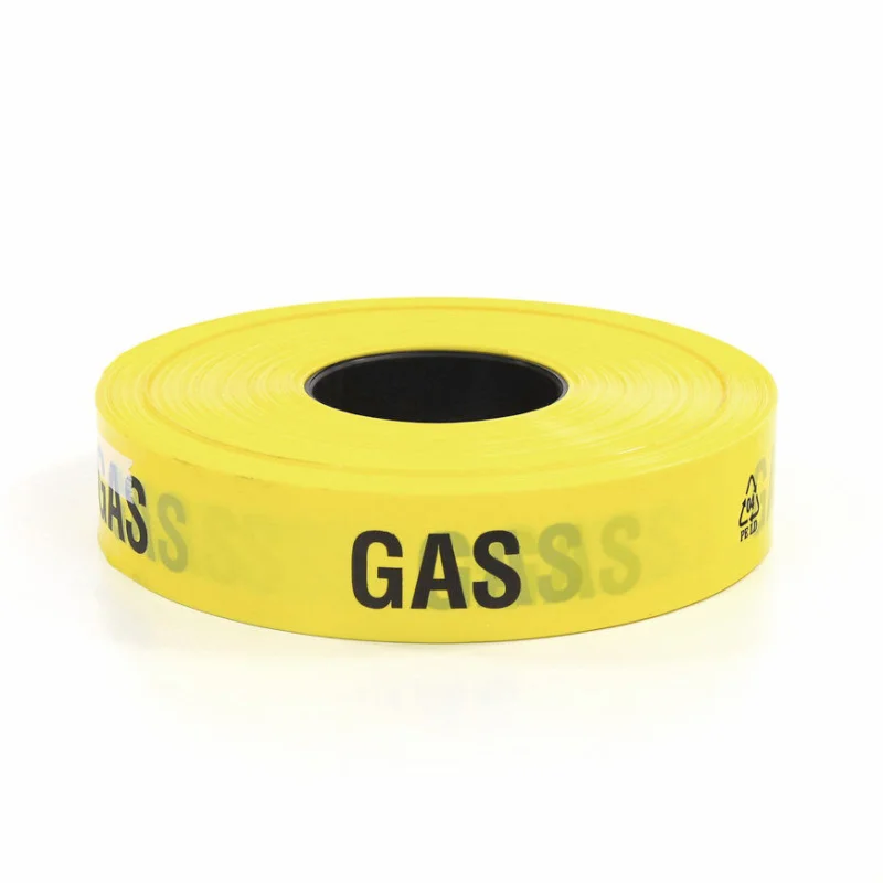 Waarschuwingslint gas geel 250 meter Veilige Betaling