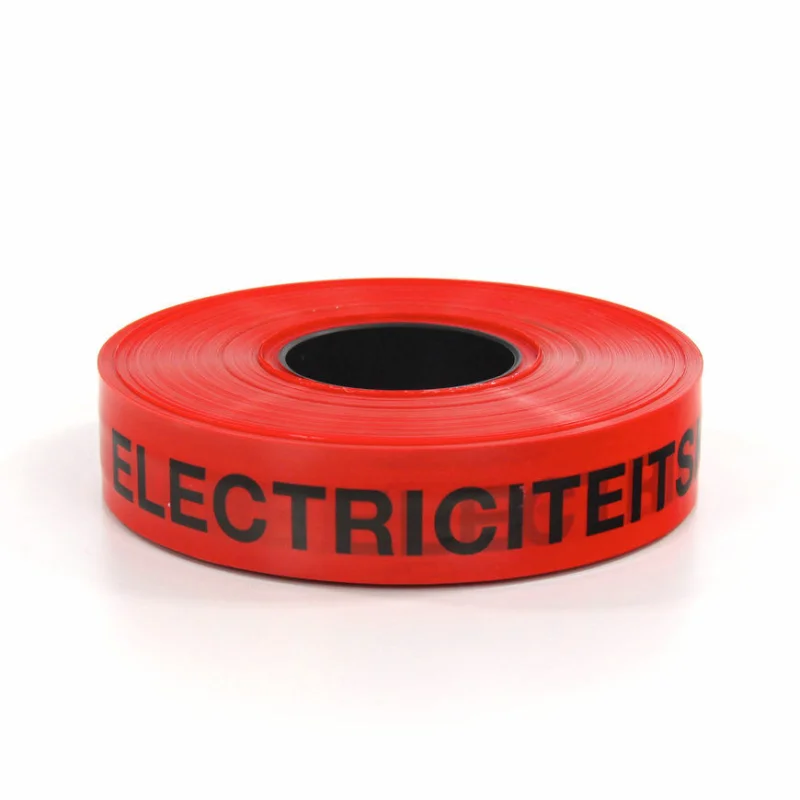 Speciale Aanbieding Waarschuwingslint elektra rood 250 meter