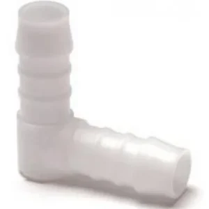 Polyamide knie 90° 2 x slangtule 8 mm Beperkte Voorraad