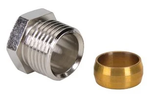 Nu Kopen Klemschroefverbinding klem x bui.dr messing