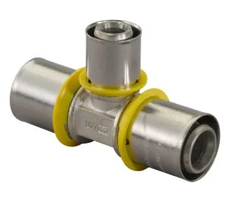 Uponor MLC-G gas pers T-stuk verlopend 32 x 25 x 25 mm Direct Beschikbaar