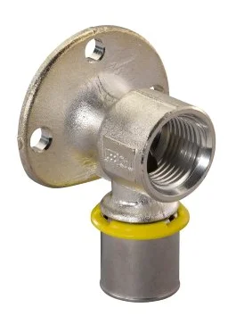 Uponor MLC-G gas persmuurplaat 20 mm x ½" binnendraad Betrouwbaar