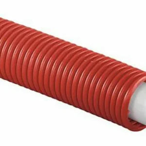 Uponor Uni Pipe PLUS in mantelbuis 16 x 2.0 mm rood rol 75 meter Dagaanbieding