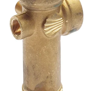 Messing pomp T-stuk 1" aansluitingen & 2 x ¼" Nieuw