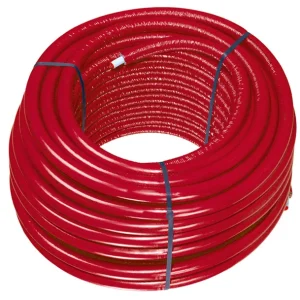 Uponor Uni Pipe PLUS voorgeïsoleerd ISO 4 mm 16 x 2.0 rood rol 100 meter Beperkte Voorraad