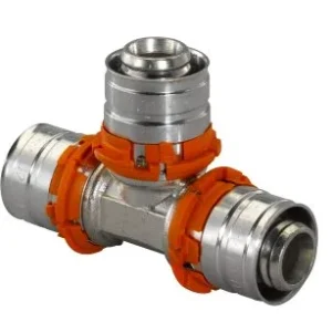 Superprijs Uponor MLC pers T-stuk 90º 40 mm