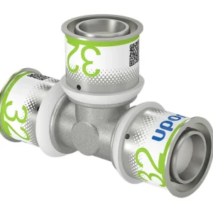 Uponor S-Press plus T-stuk water 32 mm Uitverkoop
