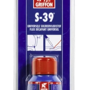 Griffon S-39 universele soldeervloeistof flacon á 80 ml Tijdelijk Beschikbaar