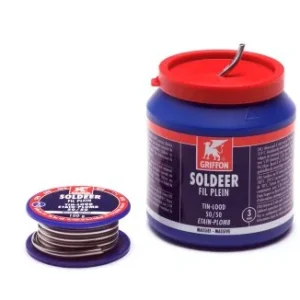 Direct Verzonden Griffon soldeerdraad 50/50 massief, pot à 500 gram