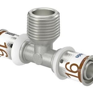 Uponor S-Press Plus T-stuk 90° Water 16 x ½" x 16 Koop Vandaag