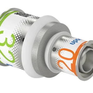 Populair Uponor S-Press Plus verloopkoppeling water 32 x 20 mm