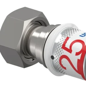 Uponor S-Press PLUS schroefkoppeling met wartel bi.dr. 25 x 1¼" Bestseller