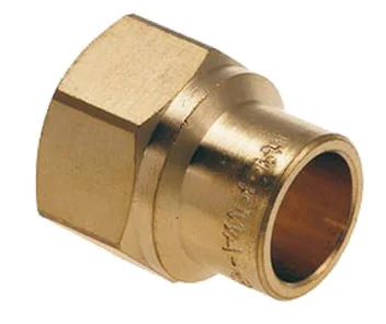Uitverkoop Bonfix messing soldeer schroefstuk inwendig 15 mm x 3/8" binnendraad