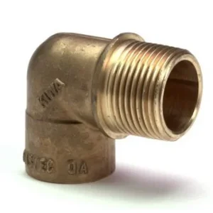 Seizoensaanbieding Bonfix messing soldeer draadknie 90° inwendig 15 mm x 1/2" buitendraad