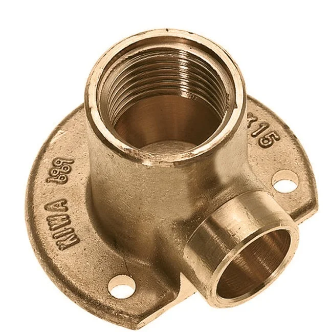 Speciale Aanbieding Bonfix messing soldeer muurplaat laag model inwendig 28 mm x 1" binnendraad
