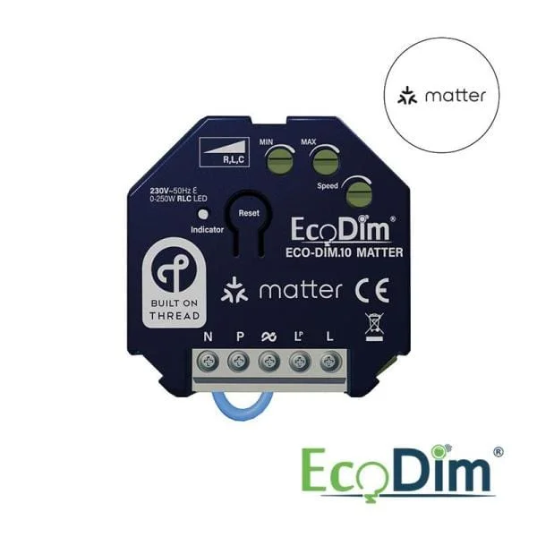 ECO-Dim Led dimmer Matter 250 Watt Op = Op