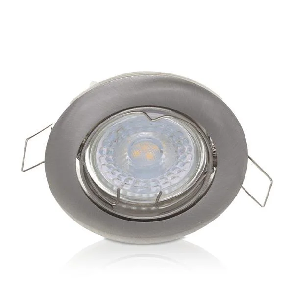 MR16 ARMATUUR ROND KANTELBAAR SILVER Express Levering