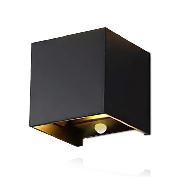 Bestseller Wandlamp led kubus dimbaar met pir sensor 2 x 3 W 2700K