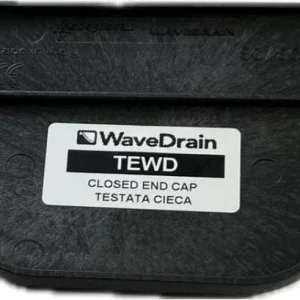 Eindplaat gesloten voor Wave drain lijngoot Koop Vandaag