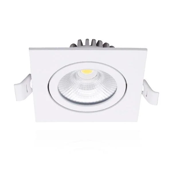 LED inbouwspot 6W Vierkant Wit 2700K Bestel Nu
