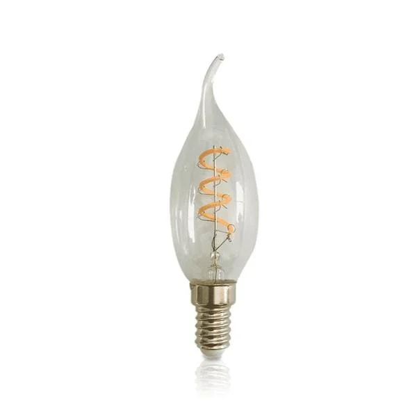 Led lamp filament tip 4 Watt E14 2200K Beste Prijs
