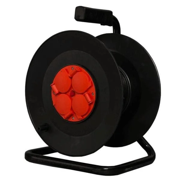 Kabelhaspel 50 meter met 4 stopcontacten Aanbieding