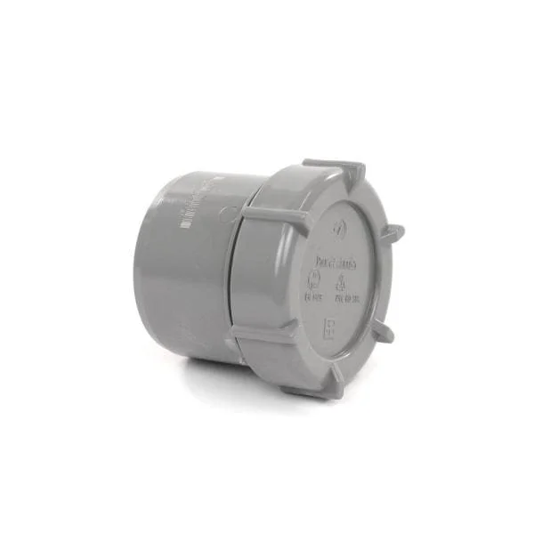 PVC eindstuk 50 mm lijm schroefdeksel Tijdelijk Beschikbaar