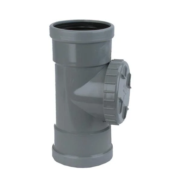 Favoriet Wavin PVC Ontstoppingstuk met schroefkap 2 x Mof 110 mm Manchet SN4