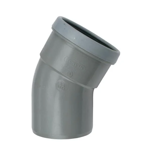 Populair Wavin PVC Bocht 30° Spie-Mof 110 mm Manchet SN8