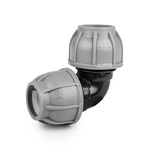 Tyleen koppeling Knie 90° 25 mm 2 x Knel Snelle Levering