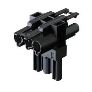 GST18/3P T-Splitter 2-voudig 1 in en 2 uit Express Levering