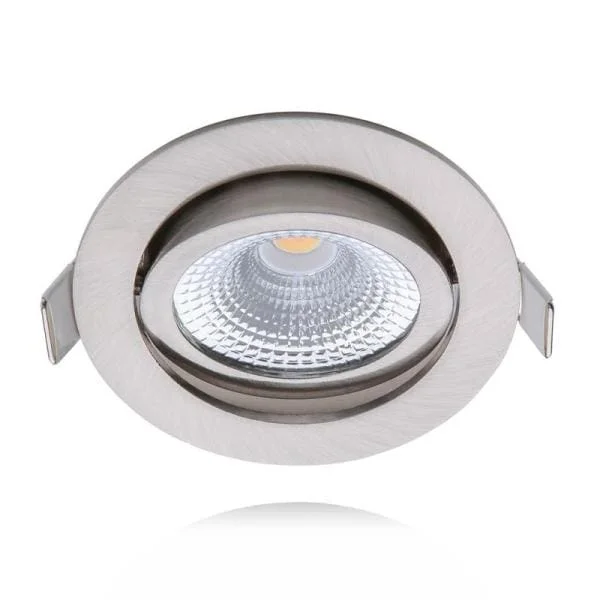 LED inbouwspot 5W Geborsteld nikkel Kleine inbouwdiepte Dim2Warm Laatste Kans
