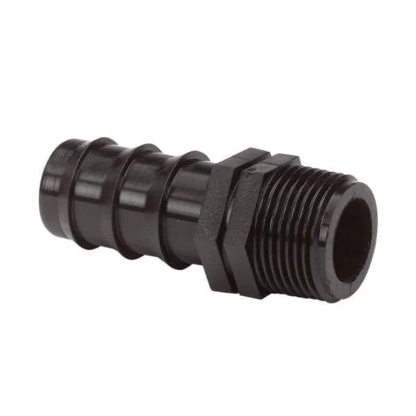 PP Slangpilaar 3/4″ buitendraad x 13 mm Direct Beschikbaar