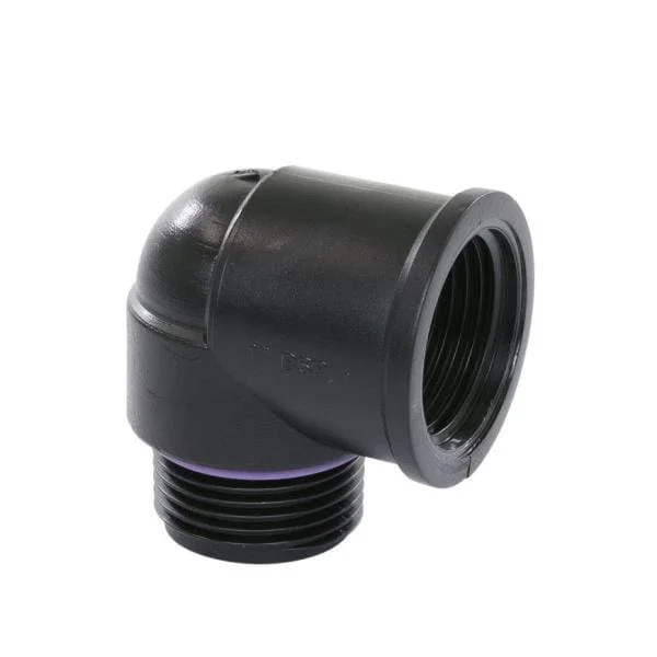 PP knie 1″ binnendraad x 1″ buitendraad Aanbieding