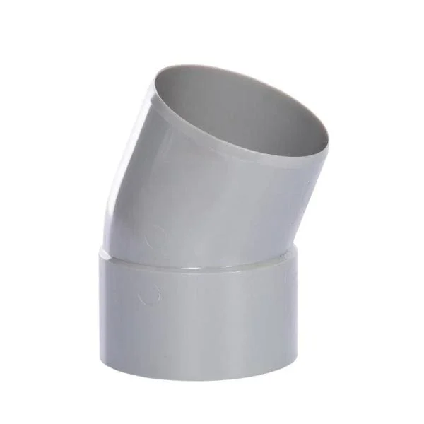 Finale Uitverkoop PVC Bocht 100 mm 22° Mof/spie grijs HWA