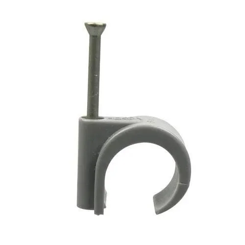 Tack Spijkerclips 16-19 mm Grijs 100 stuks Bestseller